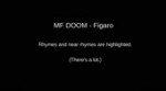 MF DOOM - Figaro - Rhymes Highlighted.webm