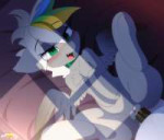 3452029explicitartist-colon-n0nnnyococ+onlyoc-colon-lanceoc-colon-silver+silhouettepegasusponyanimatedbedblushingchest+fluffchokercommissioncute.gif
